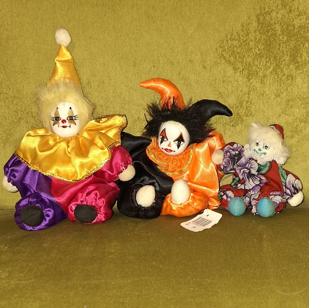 Porcelain Clown Dolls